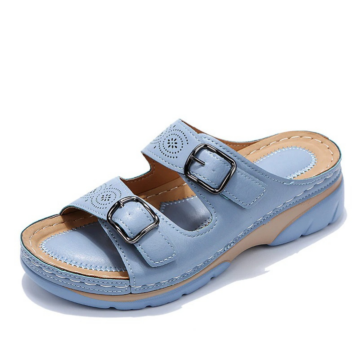 Isaline™ | Sandales Orthopédiques Confort Pieds Larges