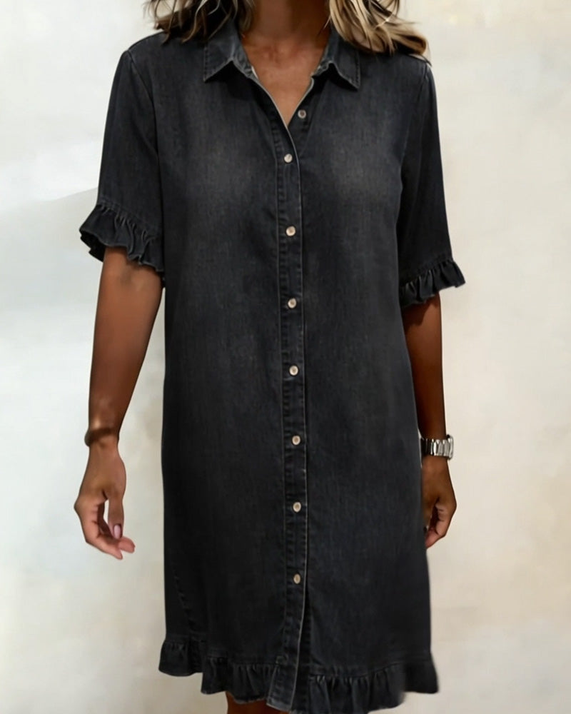 Jolie™ | Robe Denim Confortable et Flatteuse