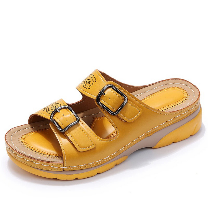 Isaline™ | Sandales Orthopédiques Confort Pieds Larges