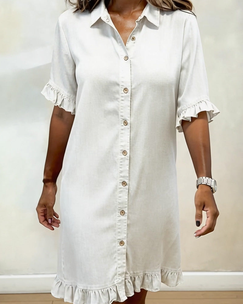 Jolie™ | Robe Denim Confortable et Flatteuse