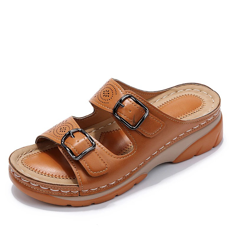 Isaline™ | Sandales Orthopédiques Confort Pieds Larges
