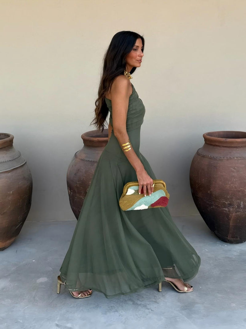 Camila | Robe Maxi Élégante en Mesh