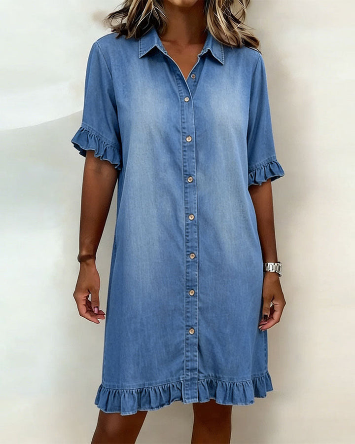 Jolie™ | Robe Denim Confortable et Flatteuse