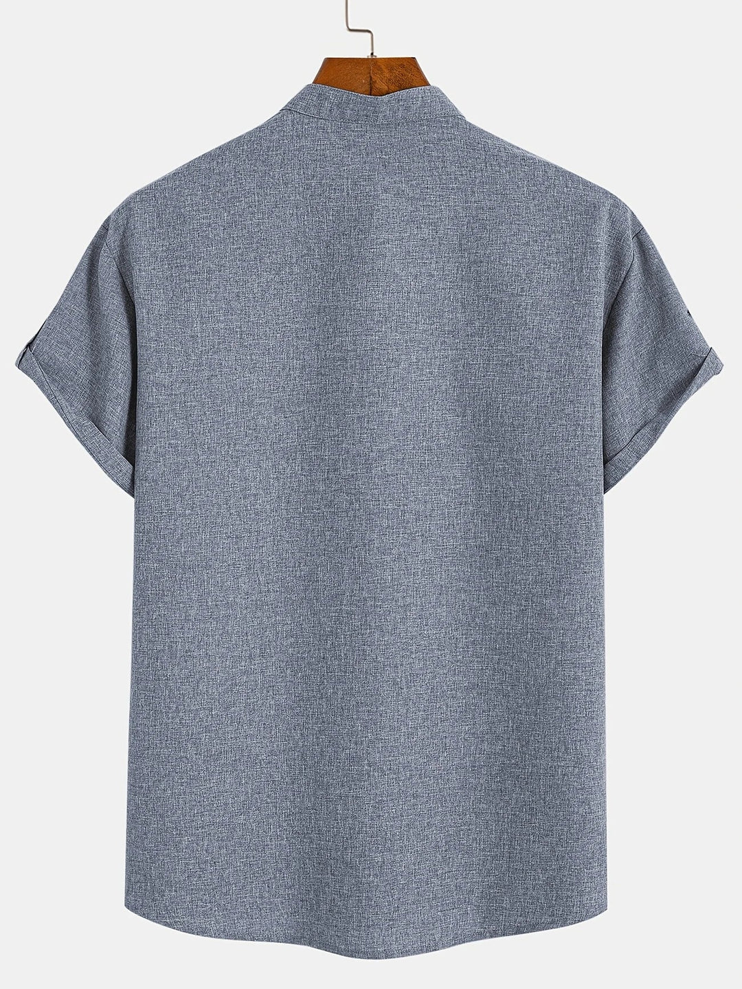 Laurent™ | Chemise Élégante À Manches Courtes Et Col Montant