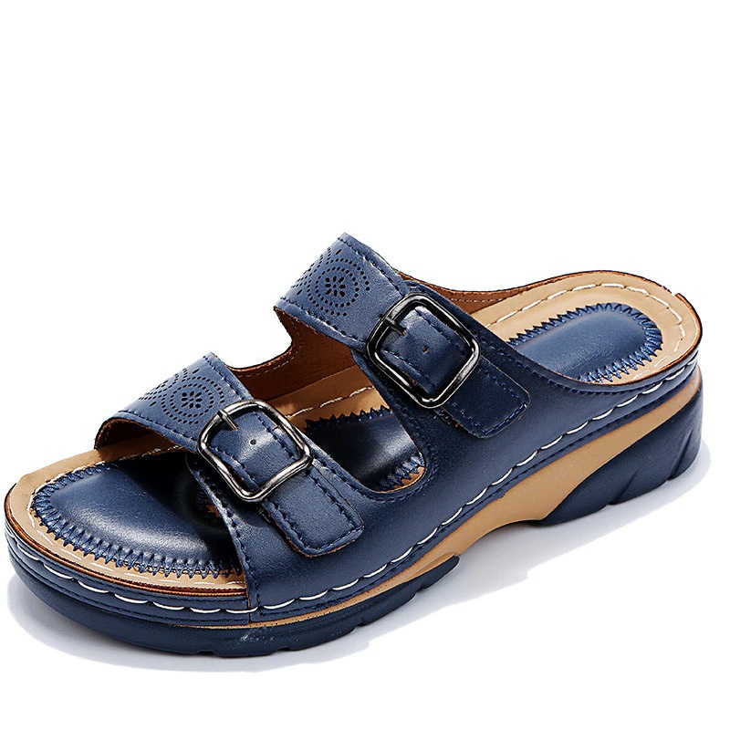 Isaline™ | Sandales Orthopédiques Confort Pieds Larges