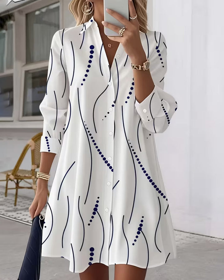 Madeleine™ | Robe Chemise Élégante Et Fluide