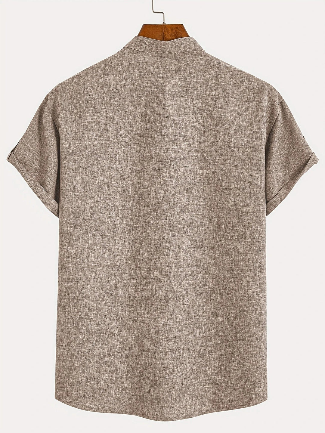 Laurent™ | Chemise Élégante À Manches Courtes Et Col Montant