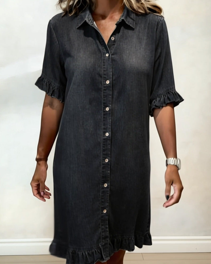 Jolie™ | Robe Denim Confortable et Flatteuse