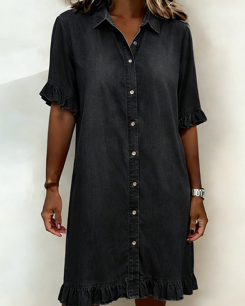 Jolie™ | Robe Denim Confortable et Flatteuse