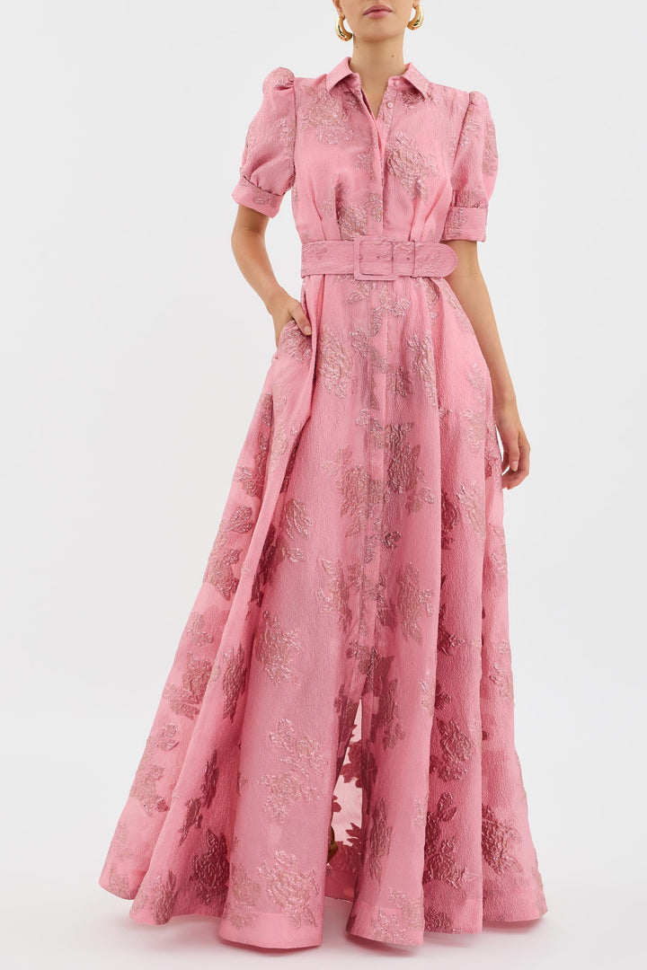 Anabella - Robe à Manches Courtes Bouffantes