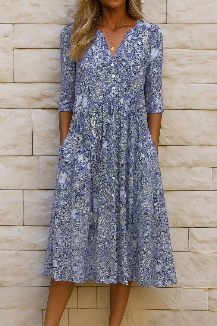 Brigitte™ | Robe Élégante Avec Décolleté En V