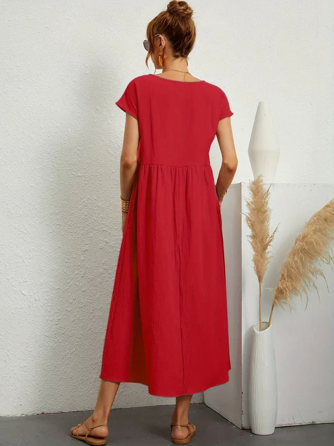 Gabrielle™ | Robe midi fluide élégance intemporelle