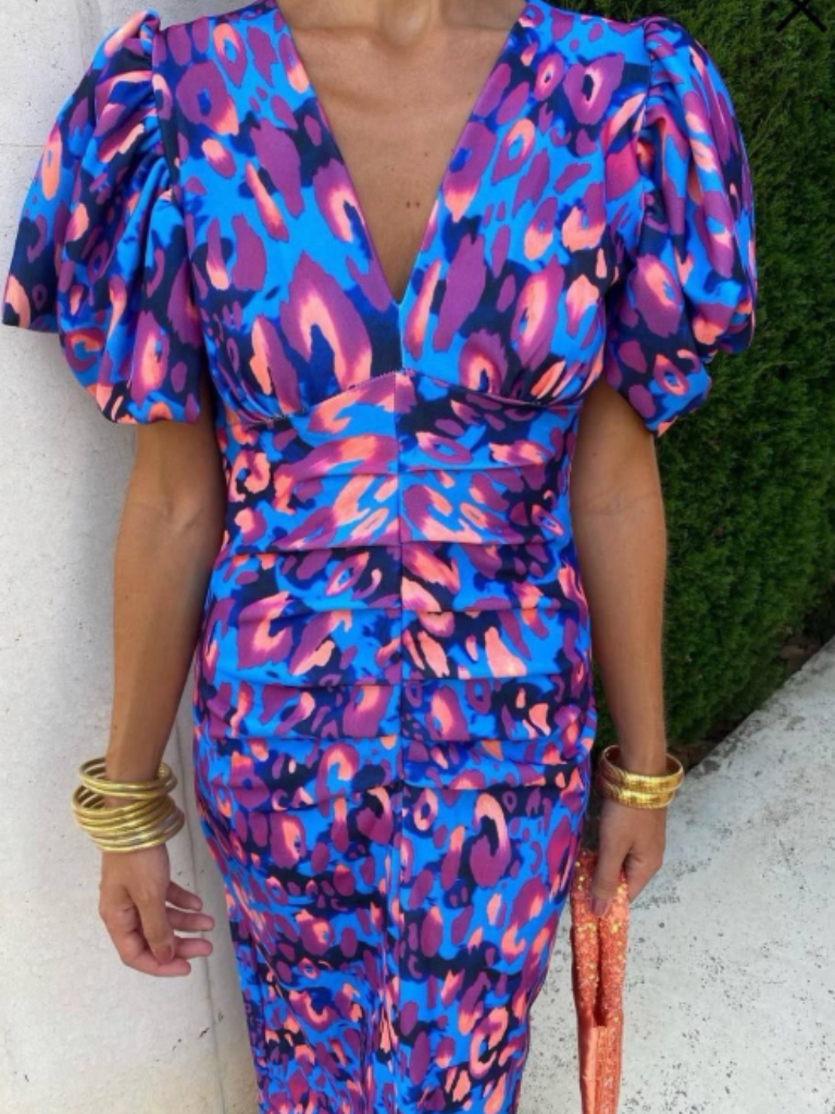 Robe Midi Plissée Vive