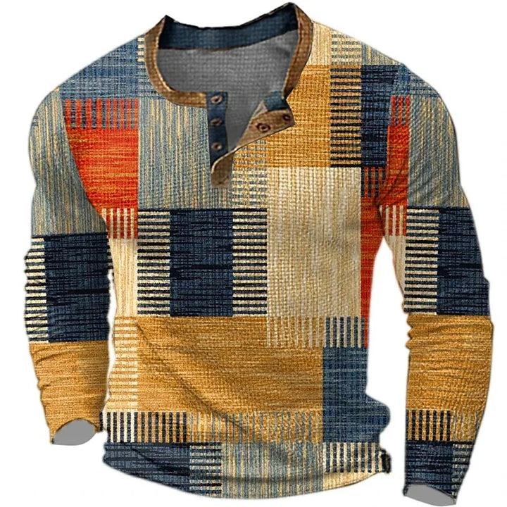 Nicolas™ | Chemise Colorée pour Hommes à Manches Longues