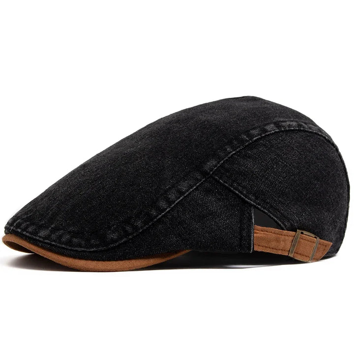 Robin™ | Casquette Plate Denim Premium Intemporelle