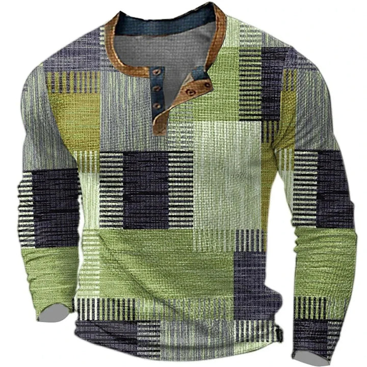 Nicolas™ | Chemise Colorée pour Hommes à Manches Longues