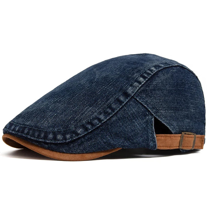 Robin™ | Casquette Plate Denim Premium Intemporelle