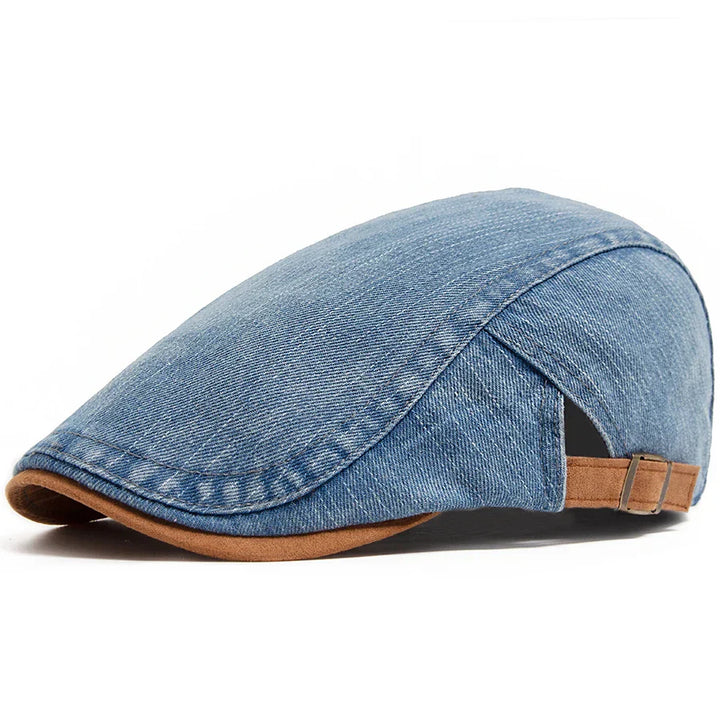 Robin™ | Casquette Plate Denim Premium Intemporelle