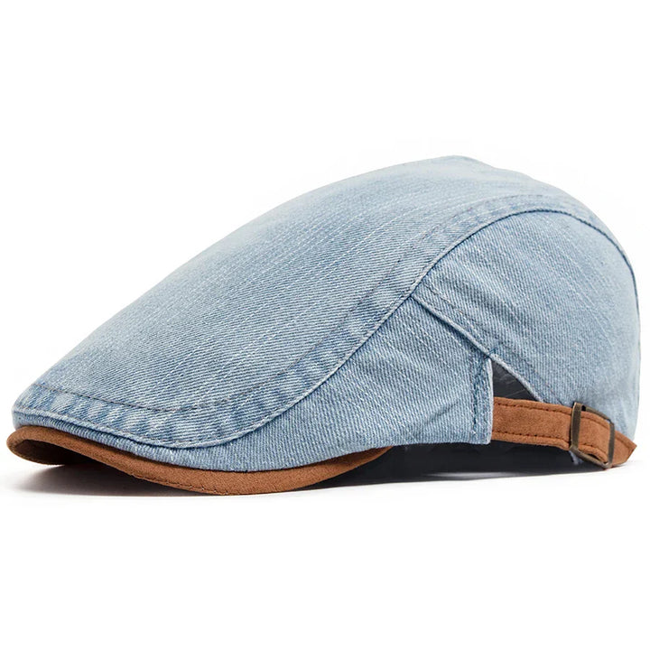 Robin™ | Casquette Plate Denim Premium Intemporelle