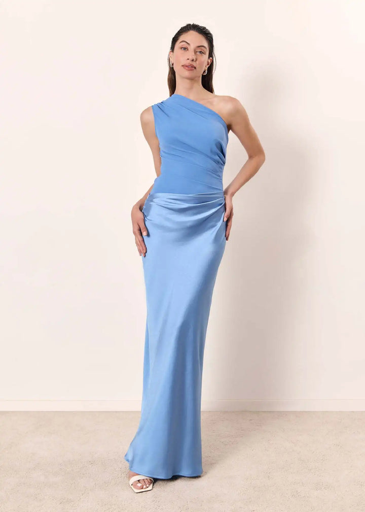 Robe Maxi avec Culpabilité en Satin