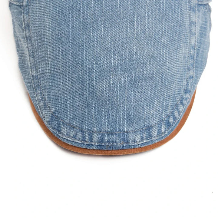 Robin™ | Casquette Plate Denim Premium Intemporelle