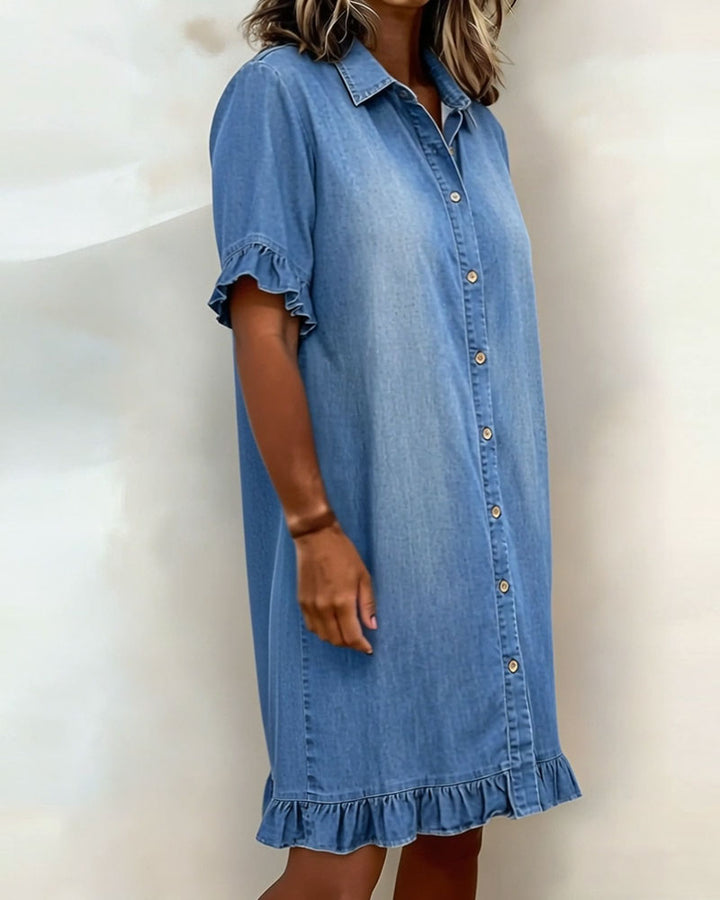 Jolie™ | Robe Denim Confortable et Flatteuse