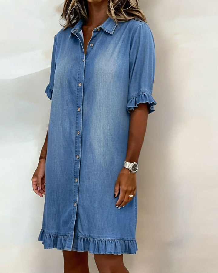Jolie™ | Robe Denim Confortable et Flatteuse