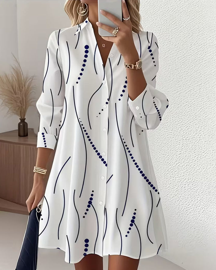Madeleine™ | Robe Chemise Élégante Et Fluide