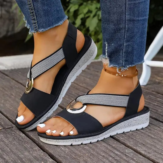 Jeanne™ | Sandales Élégantes Soutien Ajusté