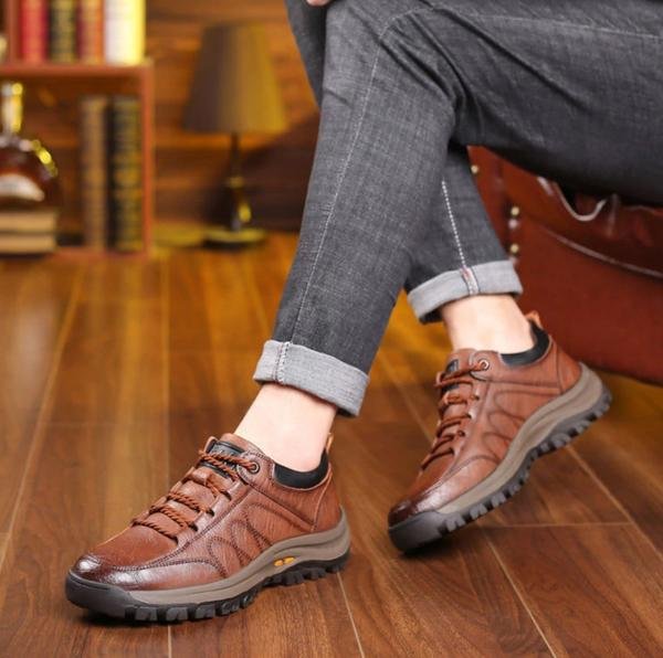 Michel™ | Chaussures Pour Hommes En Cuir Faites à La Main Et Ergonomiques