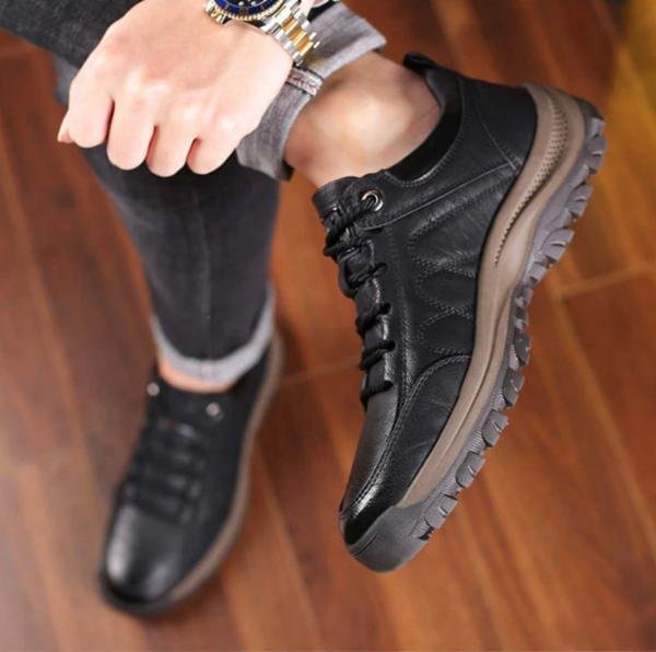 Michel™ | Chaussures Pour Hommes En Cuir Faites à La Main Et Ergonomiques