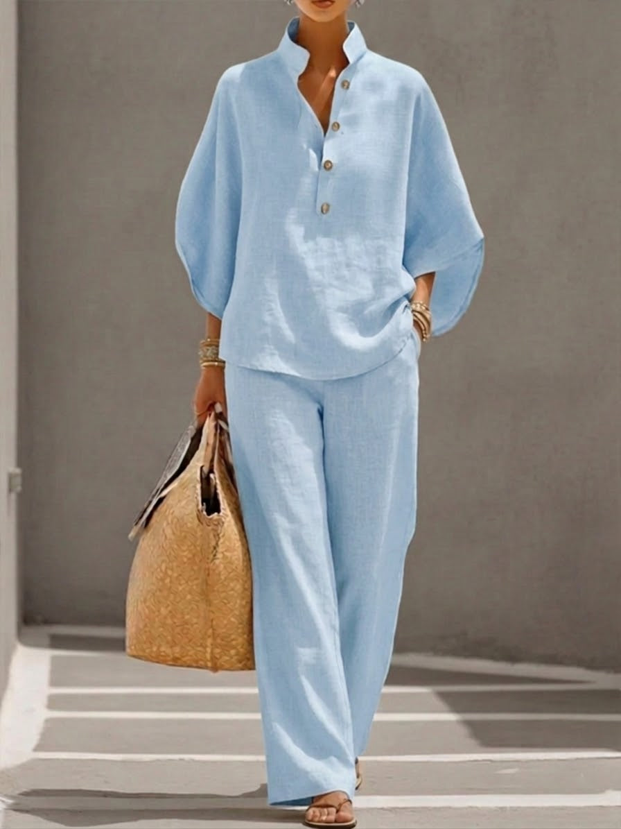 Jade™ | Ensemble Avec Manches Chauve-souris Et Pantalons Larges