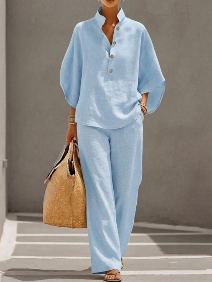 Jade™ | Ensemble Avec Manches Chauve-souris Et Pantalons Larges